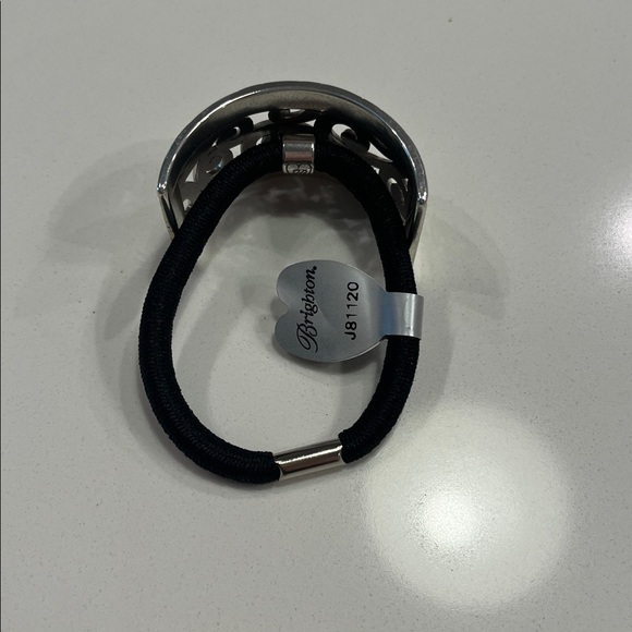 Brighton Swirl Design Silver Hair Tie - Picture 4 of 4